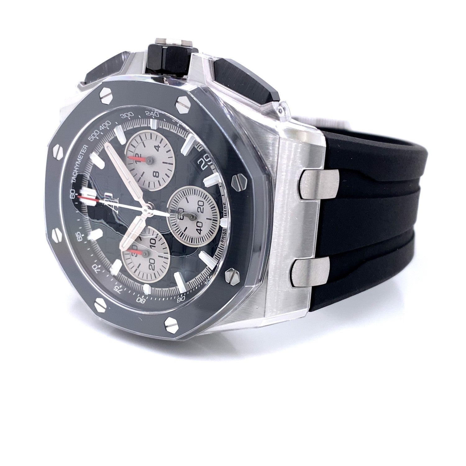 Audemars Piguet Offshore 43mm Stainless Steel and Ceramic 26420SO.OO.A002CA.01 - Beverly Hills Watch Company