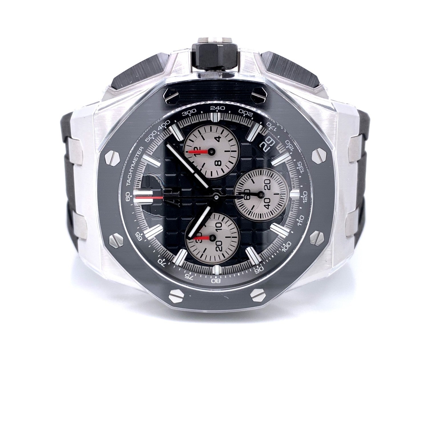 Audemars Piguet Offshore 43mm Stainless Steel and Ceramic 26420SO.OO.A002CA.01 - Beverly Hills Watch Company