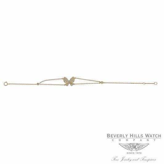 Butterfly Diamond Bracelet Yellow Gold Y2JZQ3 - Beverly Hills Watch