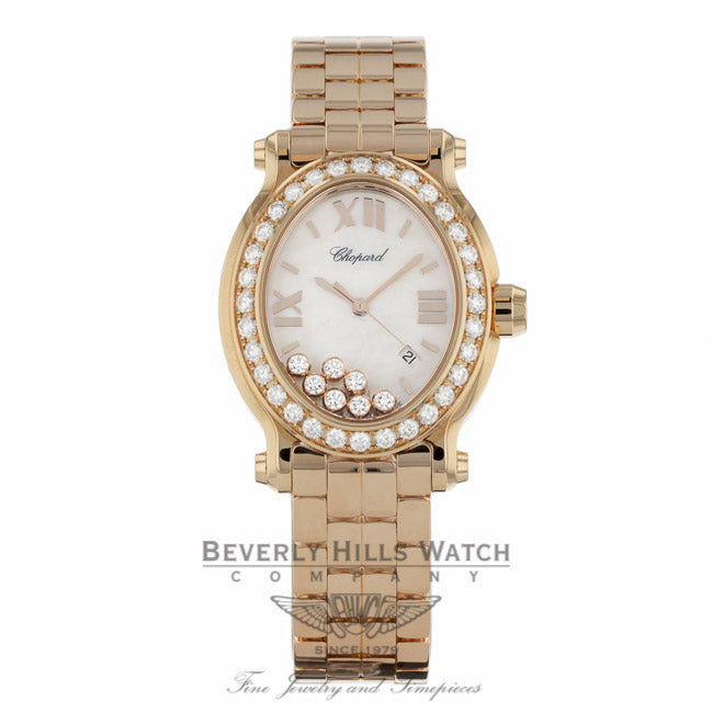 Chopard Happy Sport Oval Quartz 27/5350-5004 - Beverly Hills Watch