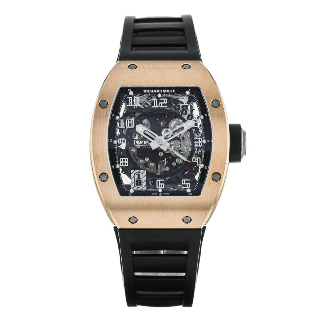 Richard Mille 18k Rose Gold RM010 Ubber Strap RM010 AH RG P3P4U3 - Beverly Hills Watch Company Watch Store
