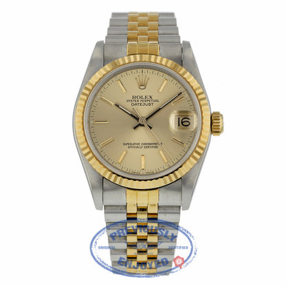 Rolex DateJust 31mm Yellow Gold 68273 - Beverly Hills Watch