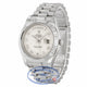 Rolex Day-Date II 18K White Gold Ivory Concentric Roman Dial Fluted Bezel 218239 - Beverly Hills Watch