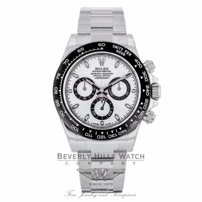 Rolex Daytona Ceramic and Stainless Steel White Dial 116500LN - Beverly Hills Watch