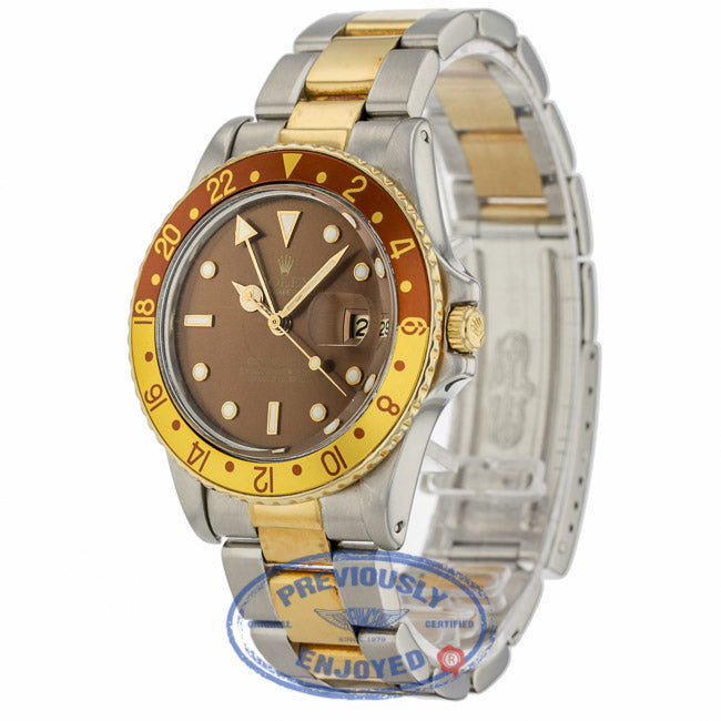 Rolex GMT-Master II "Root-Beer" Automatic 40mm 16753 - Beverly Hills Watch