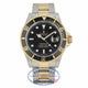 Rolex Submariner Stainless Steel and Yellow Gold Black Dial Black Ceramic Bezel 16613 - Beverly Hills Watch