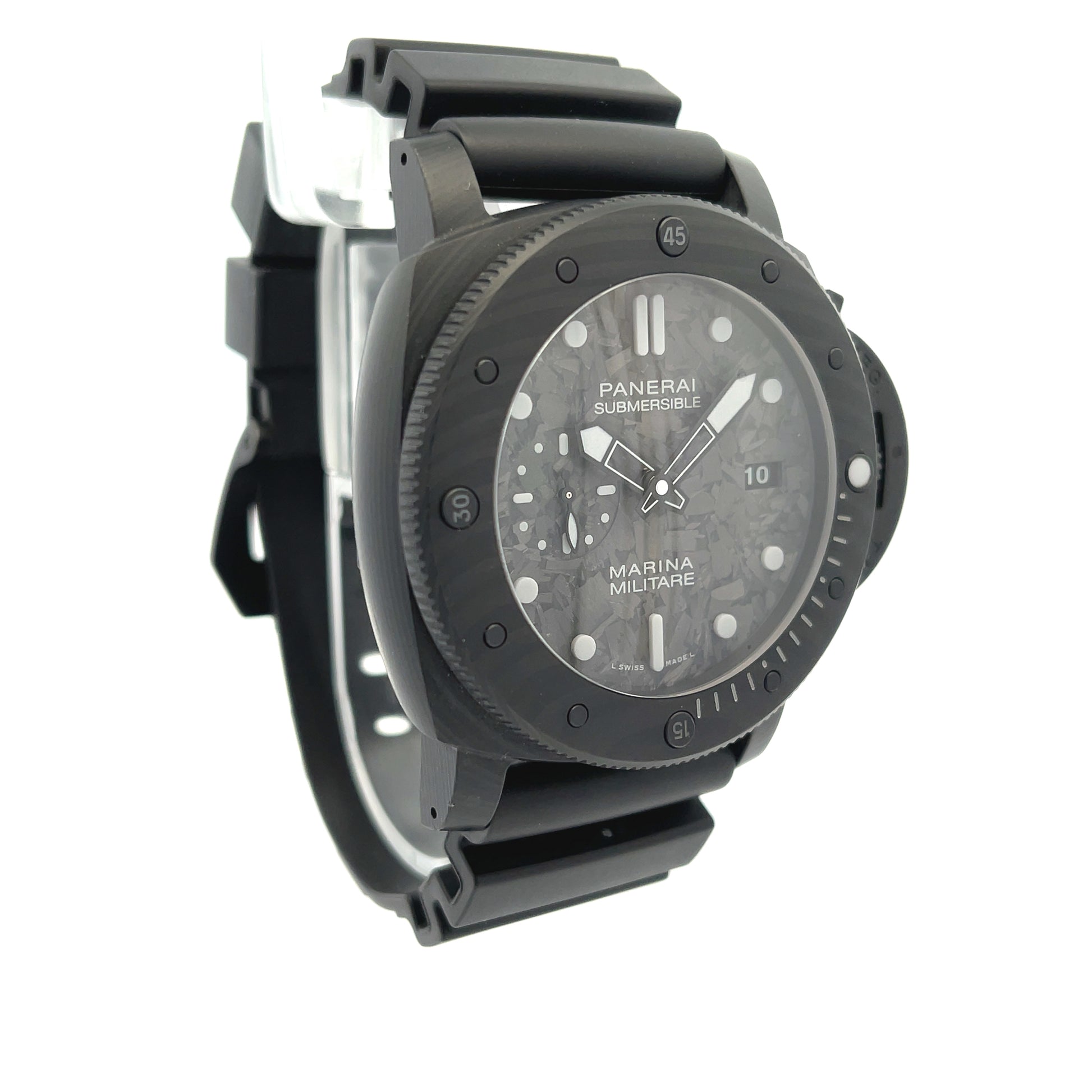 Panerai Submersible Marina Militare 47mm Carbotech PAM00979 - Beverly Hills Watch Company