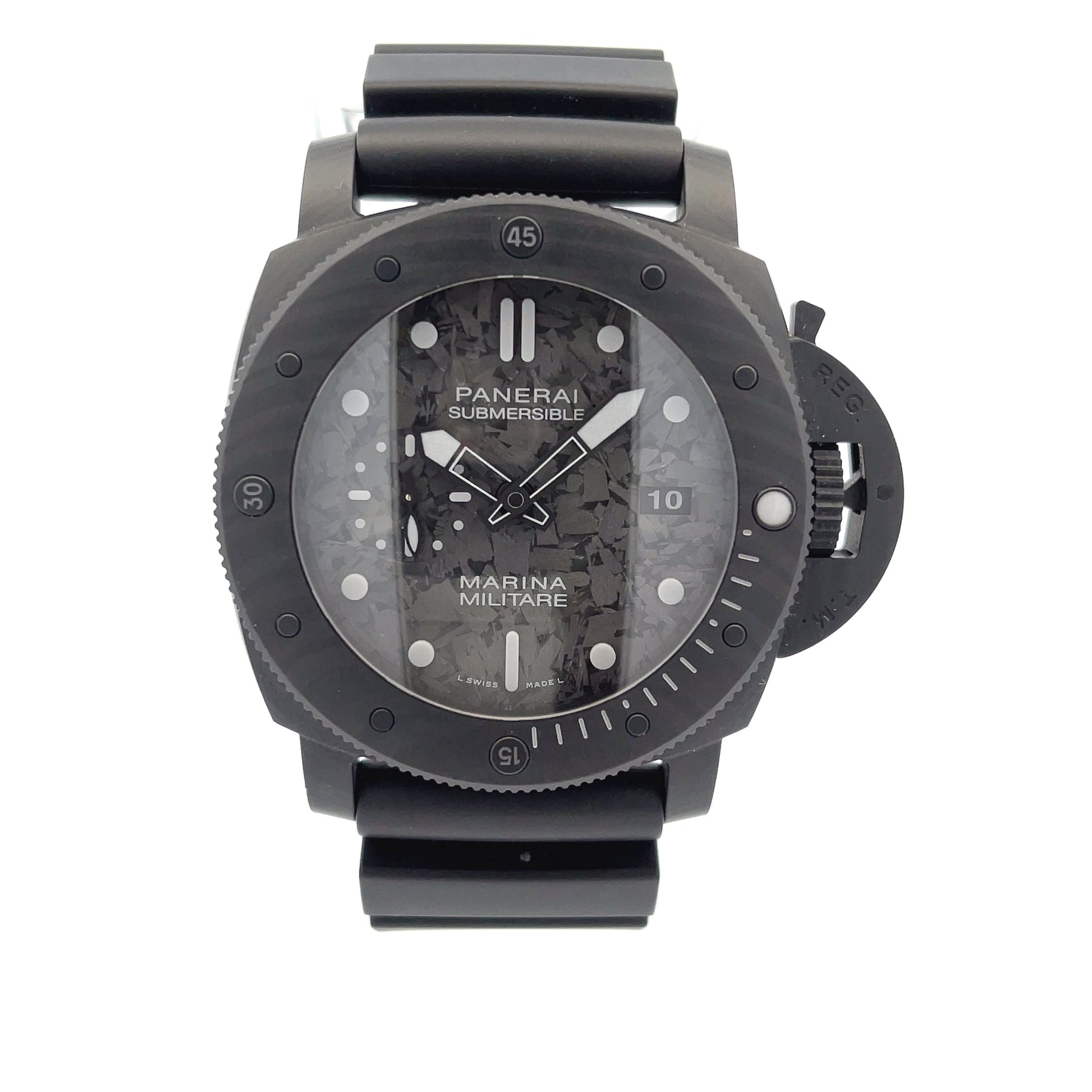 Panerai Submersible Marina Militare 47mm Carbotech PAM00979 - Beverly Hills Watch Company