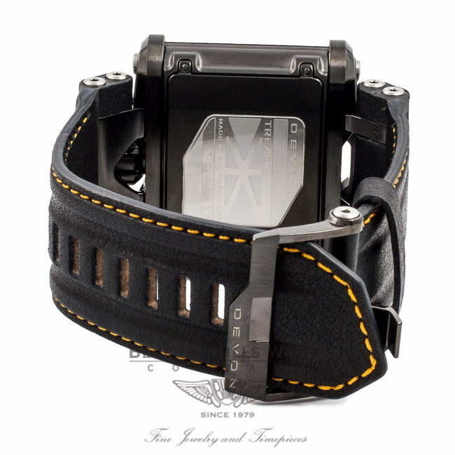 Devon Tread 1F Gents Black Dial Black Rubber Strap TREAD1F P5UNYG - Beverly Hills Watch Company Watch Store