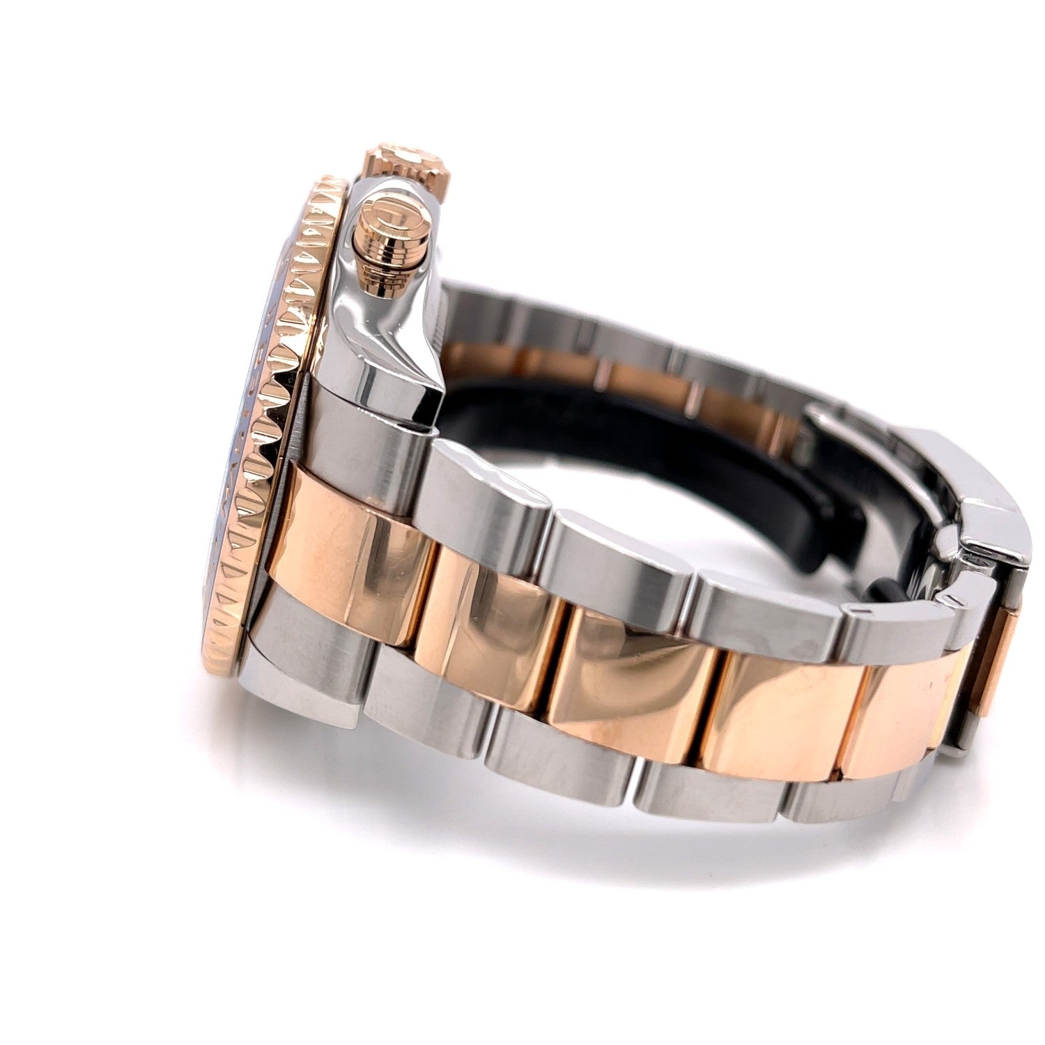 Rolex Yacht-Master II 44mm Rose Gold and Stainless Steel 116681 DEZ43K - Beverly Hills Watch Company