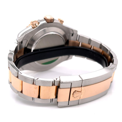 Rolex Yacht-Master II 44mm Rose Gold and Stainless Steel 116681 DEZ43K - Beverly Hills Watch Company