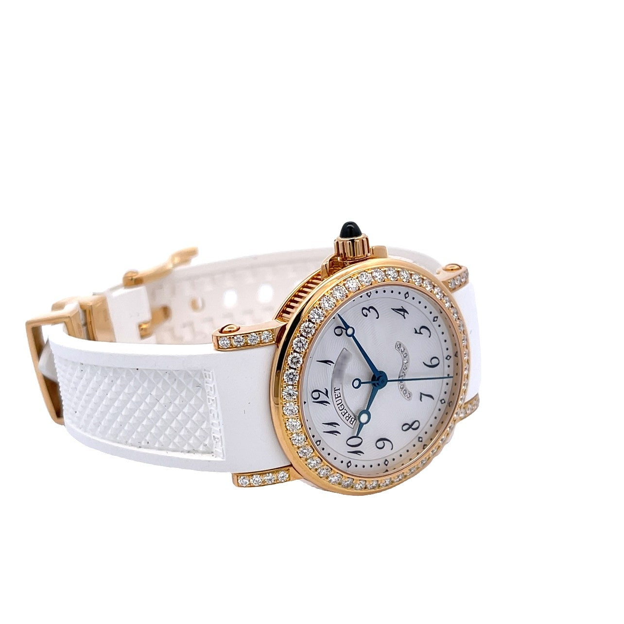 Breguet Marine Mother of Pearl 18kt White Gold Rubber 8818BA/59/564.DD00 - Beverly Hills Watch Company