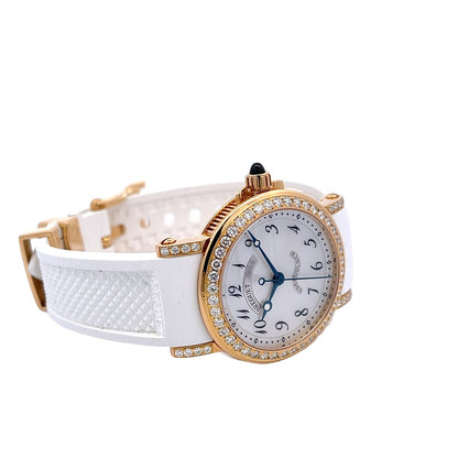 Breguet Marine Mother of Pearl 18kt White Gold Rubber 8818BA/59/564.DD00 - Beverly Hills Watch Company