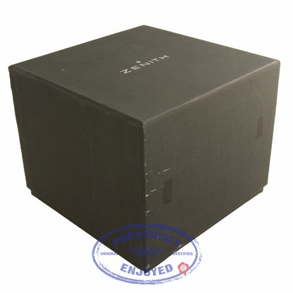 Zenith Captain Winsor Chrono 42mm Stainless Steel Silver Dial Black Alligator Strap 03.2070.4054/02.C711 DHUQPQ - Beverly Hills Watch Store