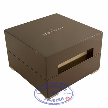 Zenith Captain Winsor Chrono 42mm Stainless Steel Silver Dial Black Alligator Strap 03.2070.4054/02.C711 DHUQPQ - Beverly Hills Watch Store