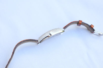 Franck Muller Double Mystery White Gold Diamond Case 6850 DM D DKEC5L - Beverly Hills Watch Company