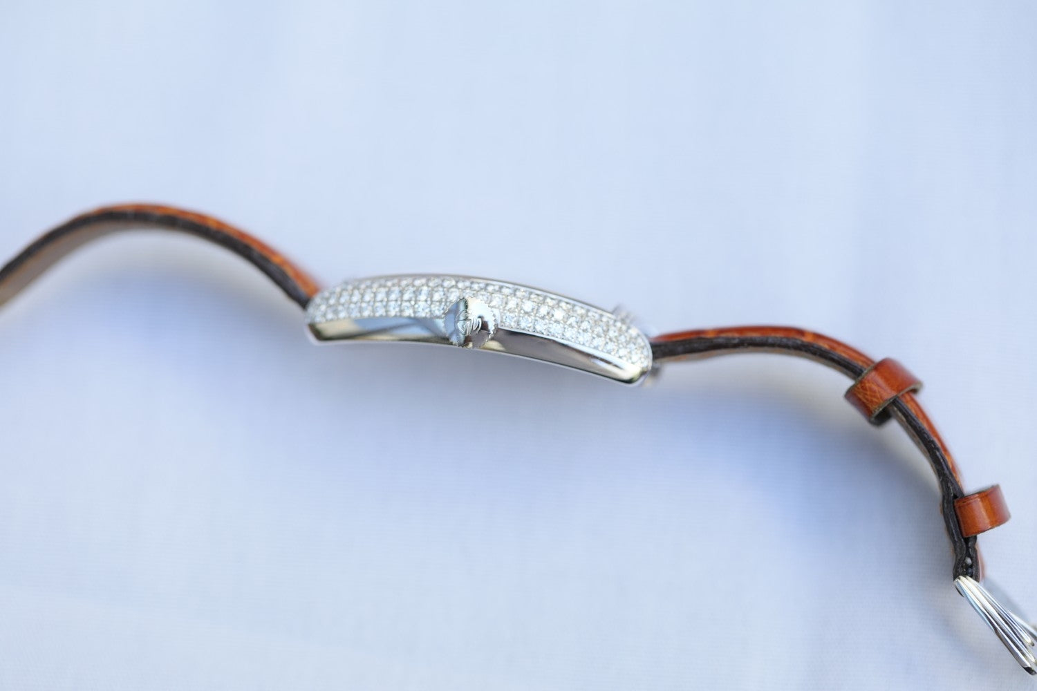 Franck Muller Double Mystery White Gold Diamond Case 6850 DM D DKEC5L - Beverly Hills Watch Company