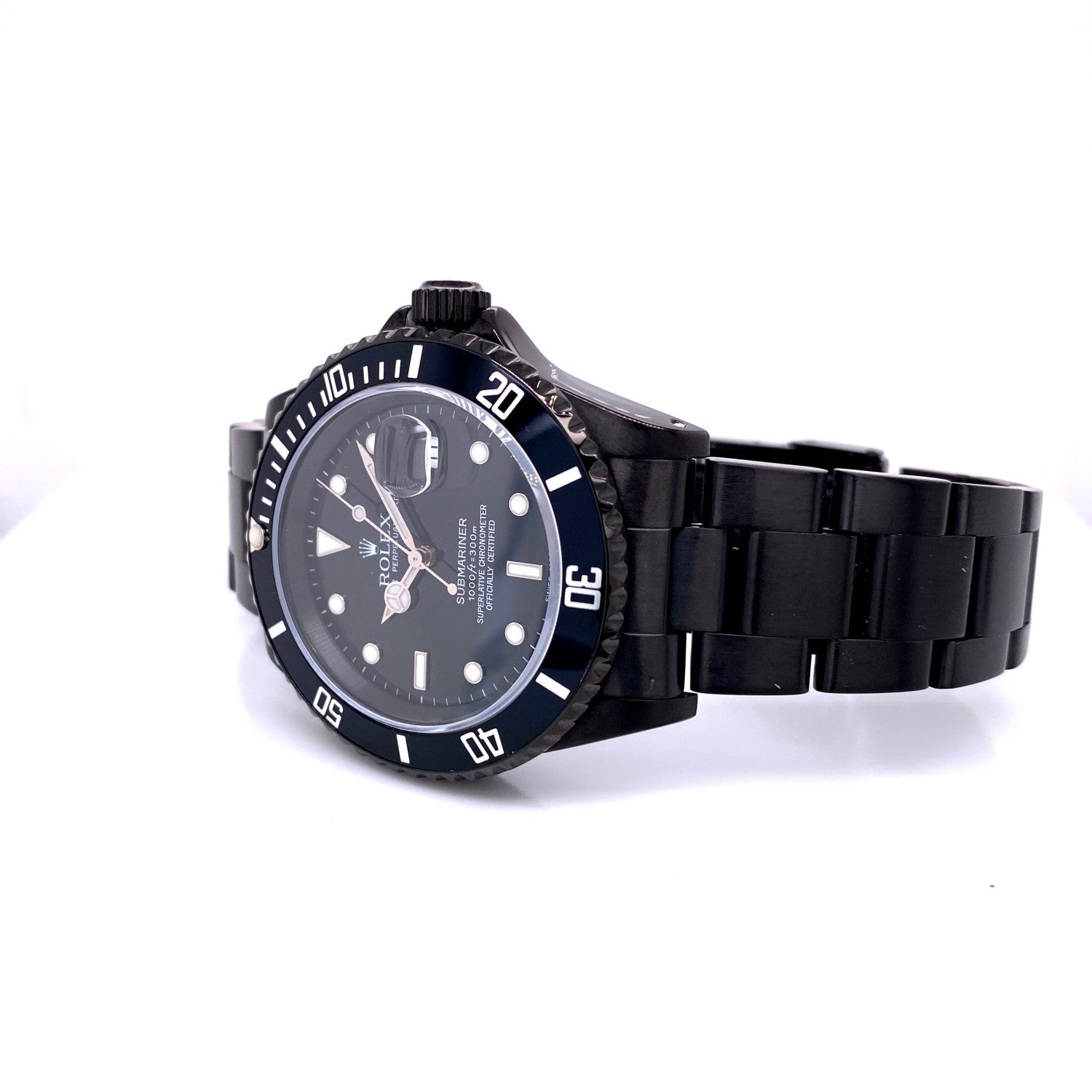 Rolex Submariner Classic 40mm Black Out 16610 DMRSW6 - Beverly Hills Watch Company