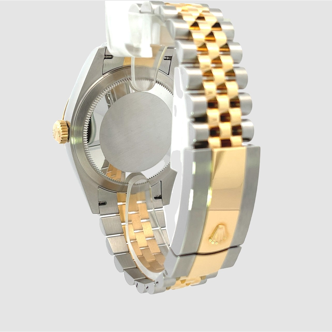 Rolex Sky-Dweller Yellow Gold and Stainless Steel Silver Dial Jubilee 326933 - Beverly Hills Watch Company