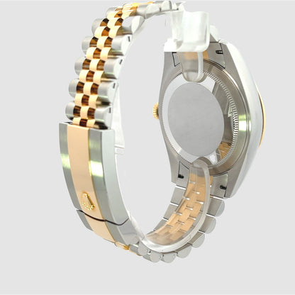 Rolex Sky-Dweller Yellow Gold and Stainless Steel Silver Dial Jubilee 326933 - Beverly Hills Watch Company