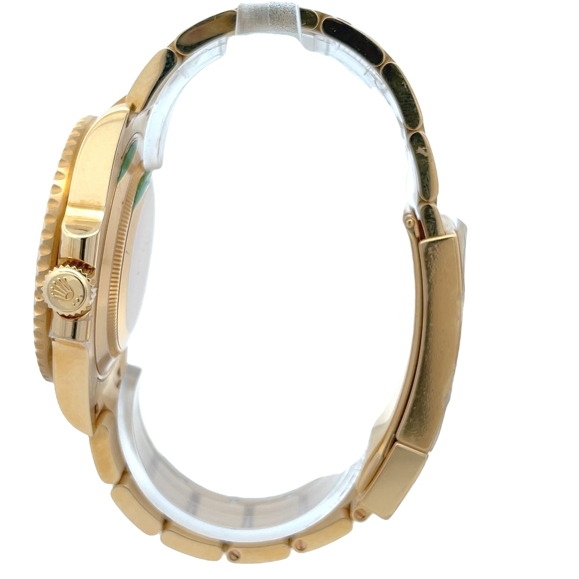 Rolex Submariner 40MM Yellow Gold Blue Ceramic Bezel Blue Dial 116618LB - Beverly Hills Watch Company