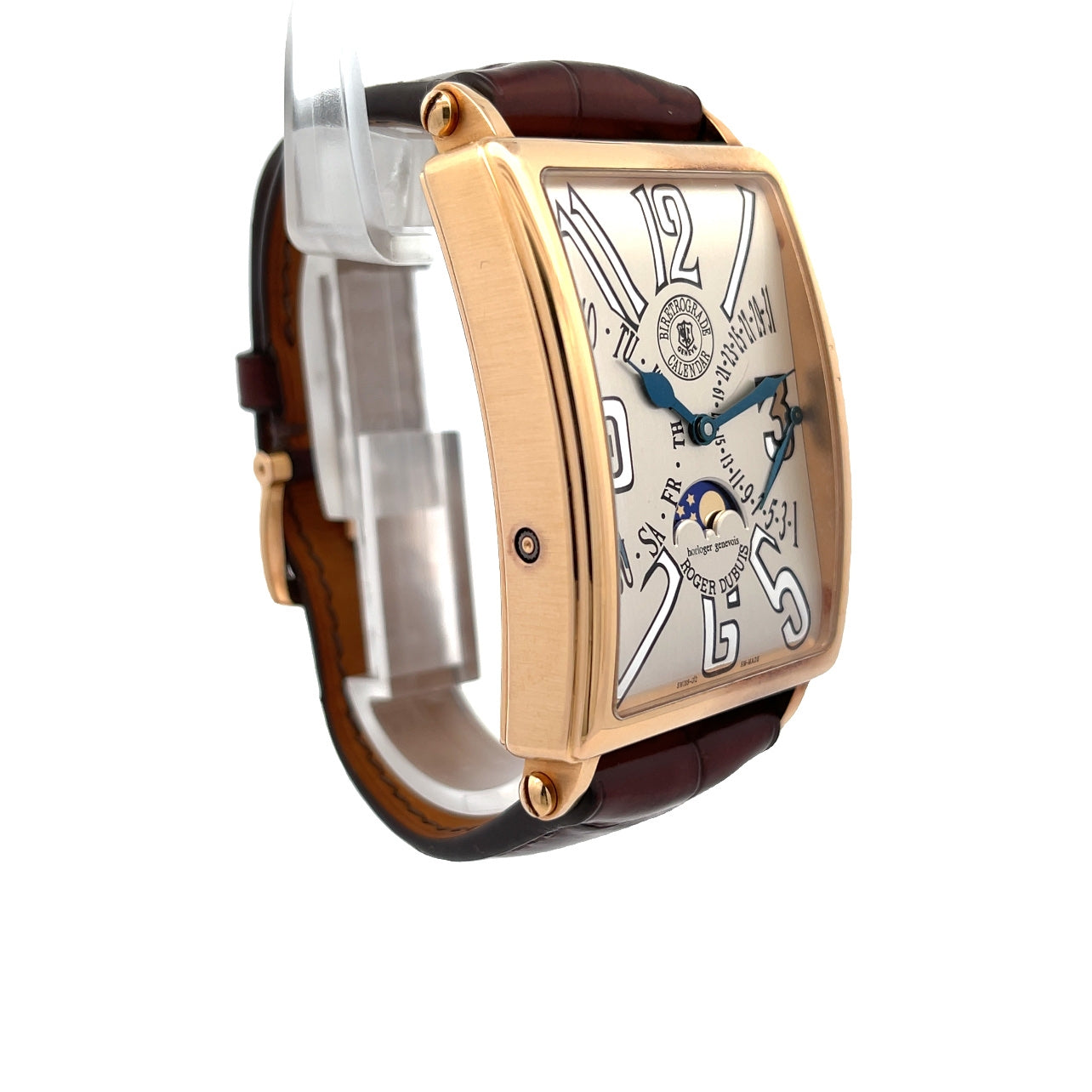 Roger Dubuis Much More Bi-Retrograde Calendar Rose Gold M34.5740.5.12.72-SU - Beverly Hills Watch Company