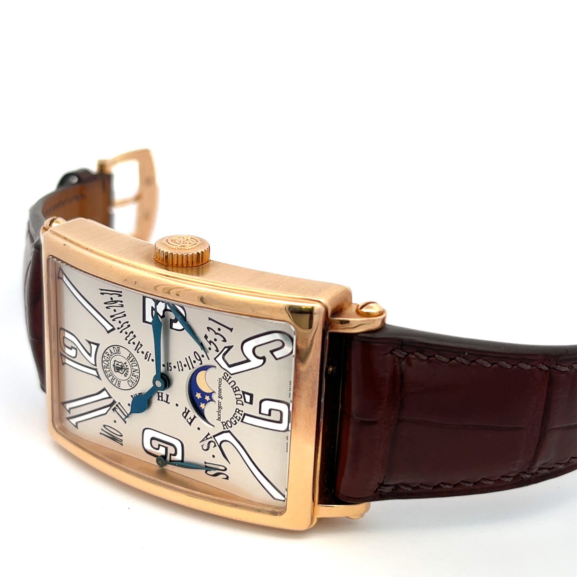 Roger Dubuis Much More Bi-Retrograde Calendar Rose Gold M34.5740.5.12.72-SU - Beverly Hills Watch Company