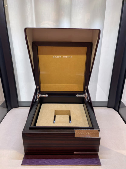 Roger Dubuis Much More Bi-Retrograde Calendar Rose Gold M34.5740.5.12.72-SU - Beverly Hills Watch Company