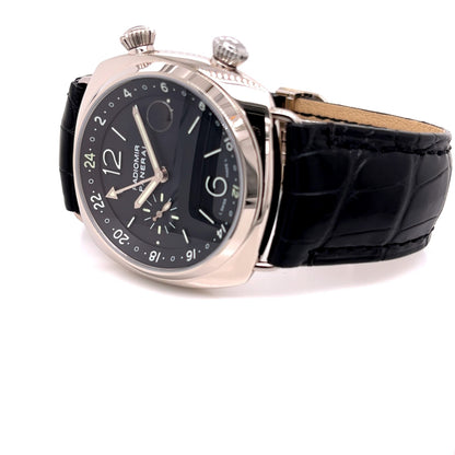 Panerai Radiomir 42mm GMT White Gold PAM00185 DV4Z7X - Beverly Hills Watch Company