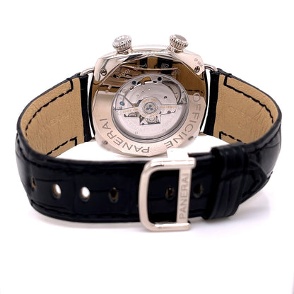 Panerai Radiomir 42mm GMT White Gold PAM00185 DV4Z7X - Beverly Hills Watch Company
