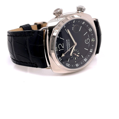 Panerai Radiomir 42mm GMT White Gold PAM00185 DV4Z7X - Beverly Hills Watch Company