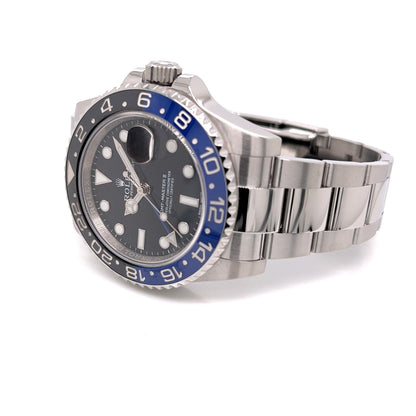 Rolex GMT Master II Batman Ceramic Bezel Stainless Steel 116710 DWX9LQ - Beverly Hills Watch Company
