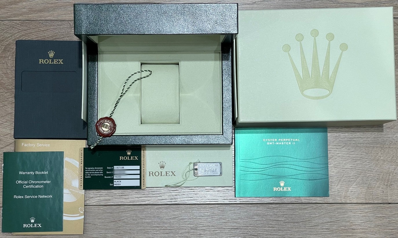 Rolex GMT Master II Batman Ceramic Bezel Stainless Steel 116710 DWX9LQ - Beverly Hills Watch Company