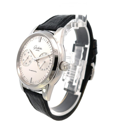 Glashutte Senator Date Silver Dial 1-39-58-02-02-04 - Beverly Hills Watch Company