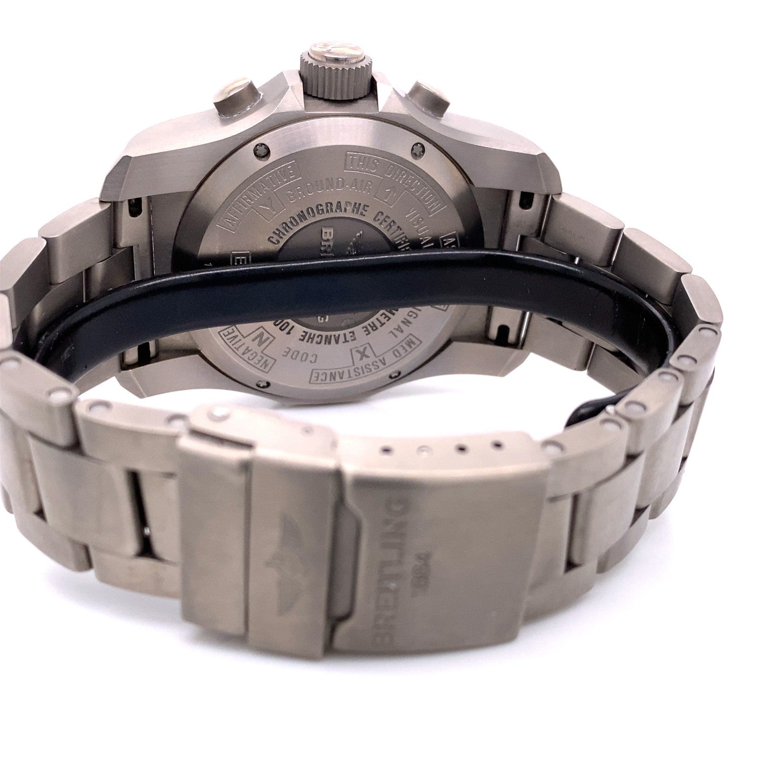 Breitling Cockpit B50 Titanium Blue Dial EB501019/C904 E3KDZ0 - Beverly Hills Watch Company