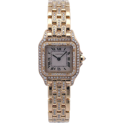 Cartier Panther Small 18k Yellow Gold Diamonds W25022B9