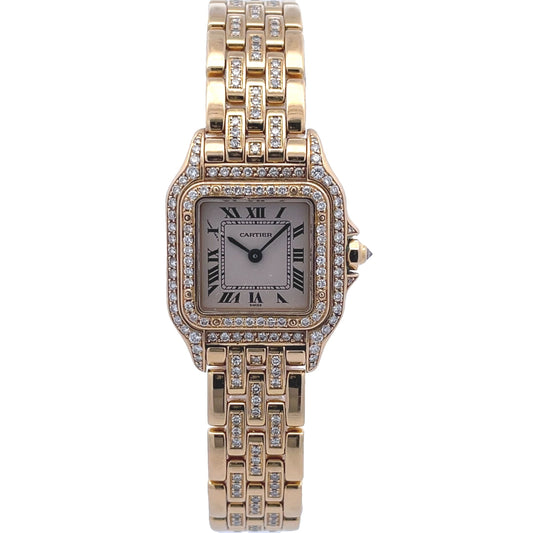 Cartier Panther Small 18k Yellow Gold Diamonds W25022B9
