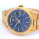 Rolex 36mm Day-Date President Yellow Gold Blue Index Dial 18238 - Beverly Hills Watch Company