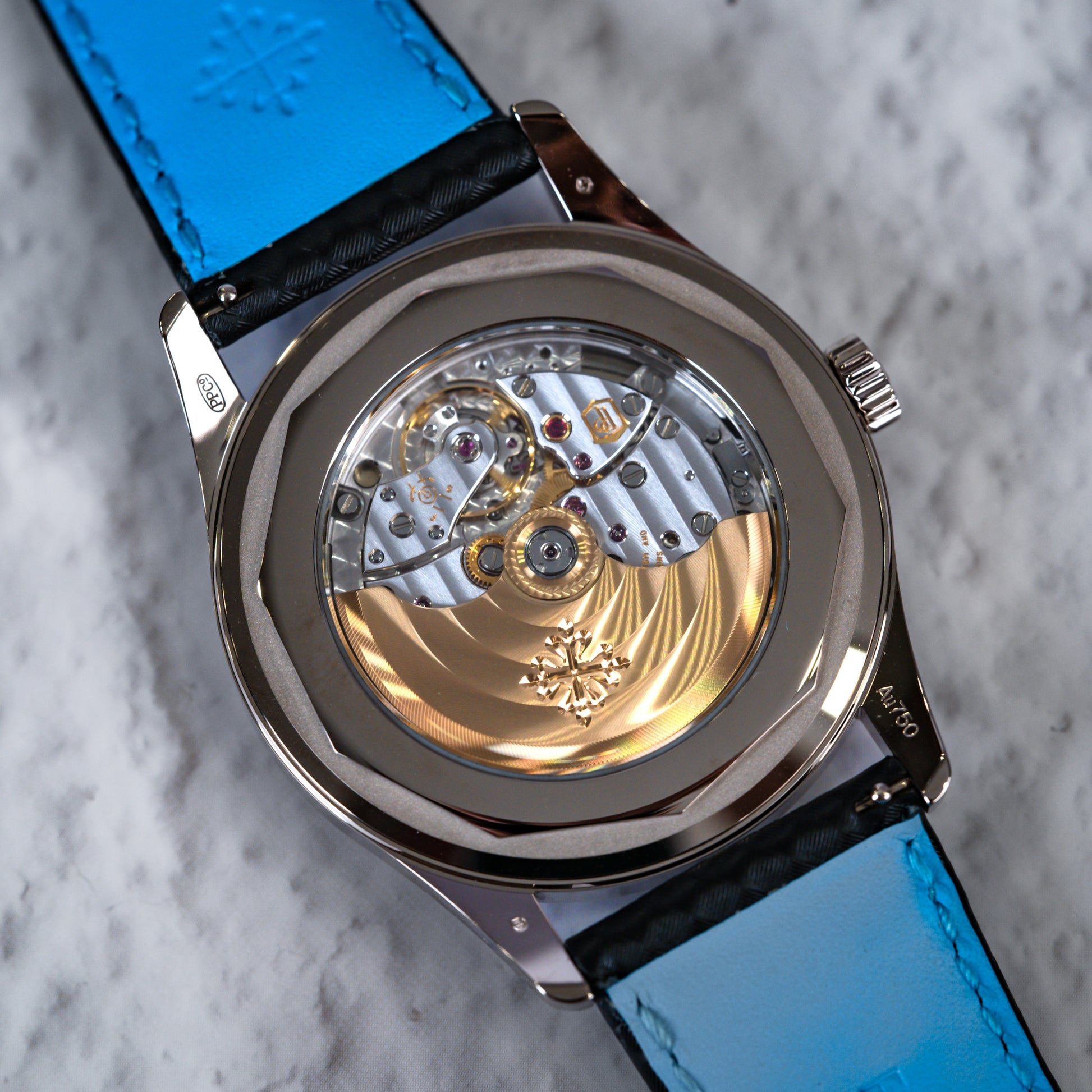 Patek Philippe Calatrava 40mm White Gold Sky Blue 6007g-011