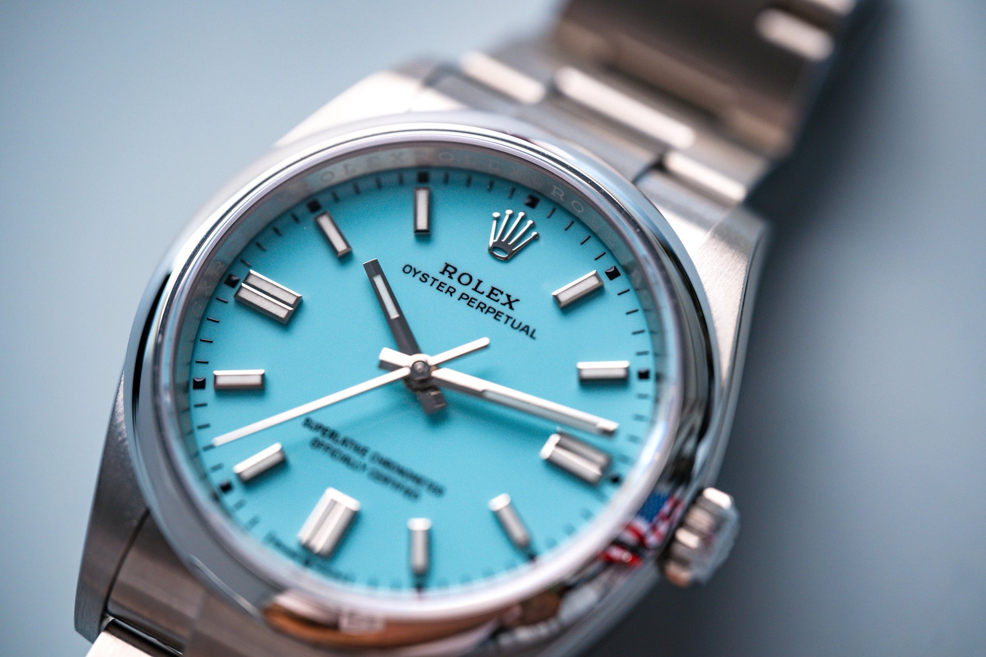 Rolex Oyster Perpetual 36mm Turquoise 126000 - Beverly Hills Watch Company