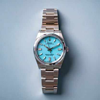 Rolex Oyster Perpetual 36mm Turquoise 126000 - Beverly Hills Watch Company