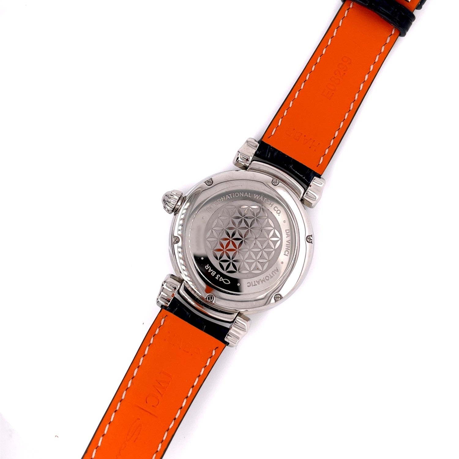 IWC Da Vinci Ladies 36mm Diamond Bezel Automatic Silver Dial IW458308 EKF9LX - Beverly Hills Watch Company