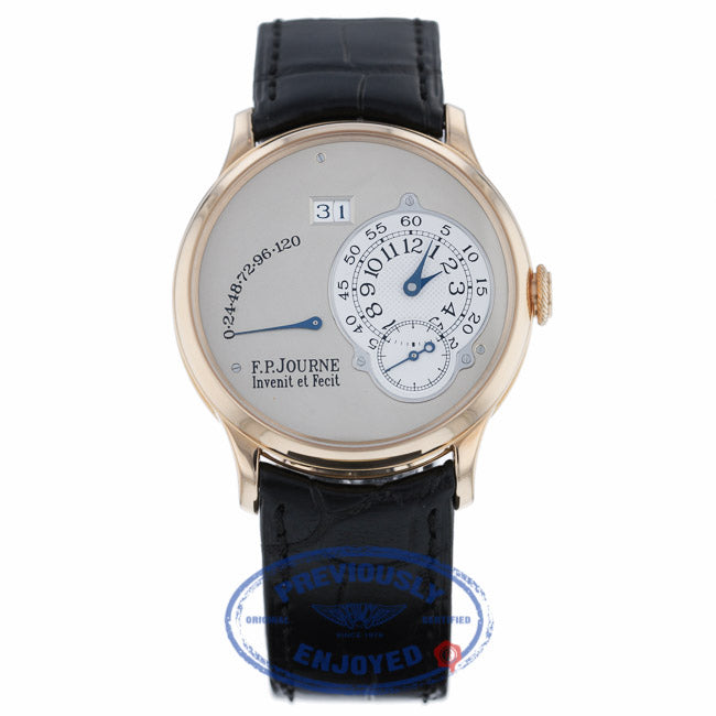 F.P. Journe Octa Reserve de Marche 38mm Grey Dial octareservemarcherg 8Q00P0 - Beverly Hills Watch Company