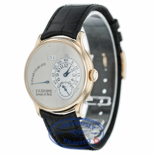 F.P. Journe Octa Reserve de Marche 38mm Grey Dial octareservemarcherg 8Q00P0 - Beverly Hills Watch Company