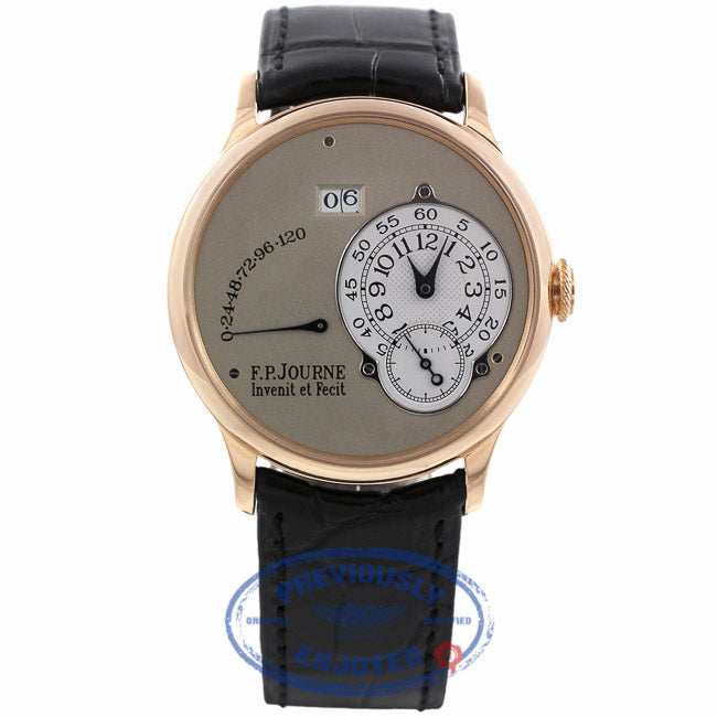 F.P. Journe Octa Reserve de Marche 38mm Grey Dial octareservemarcherg 8Q00P0 - Beverly Hills Watch Company
