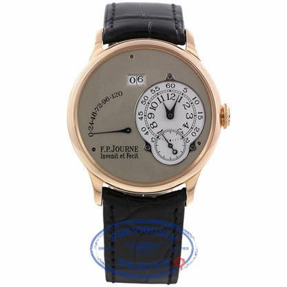 F.P. Journe Octa Reserve de Marche 38mm Grey Dial octareservemarcherg 8Q00P0 - Beverly Hills Watch Company
