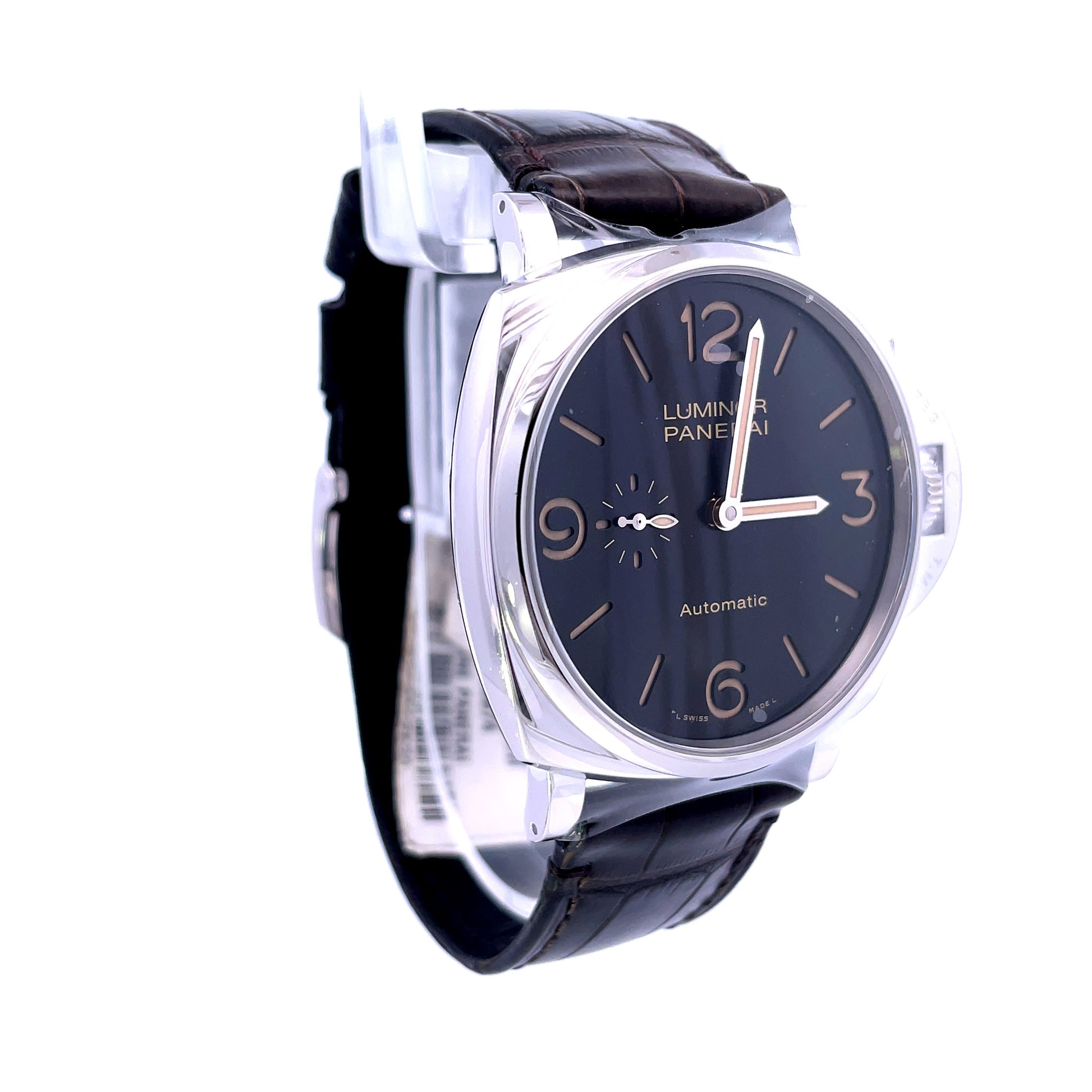 Panerai Luminor Due 45mm Stainless Steel Black PAM 00674 - Beverly Hills Watch Company
