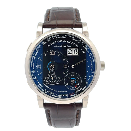A. Lange & Sohne Lange 1 Time Zone White Gold 136.029 - Beverly Hills Watch Company