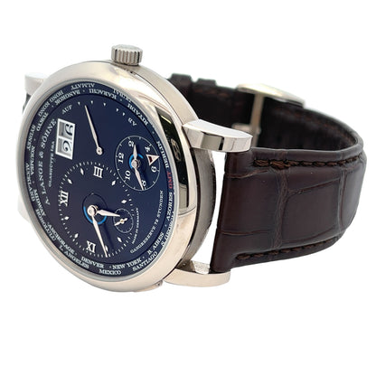 A. Lange & Sohne Lange 1 Time Zone White Gold 136.029 - Beverly Hills Watch Company