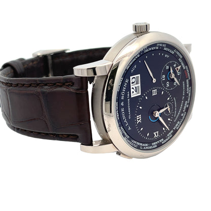 A. Lange & Sohne Lange 1 Time Zone White Gold 136.029 - Beverly Hills Watch Company